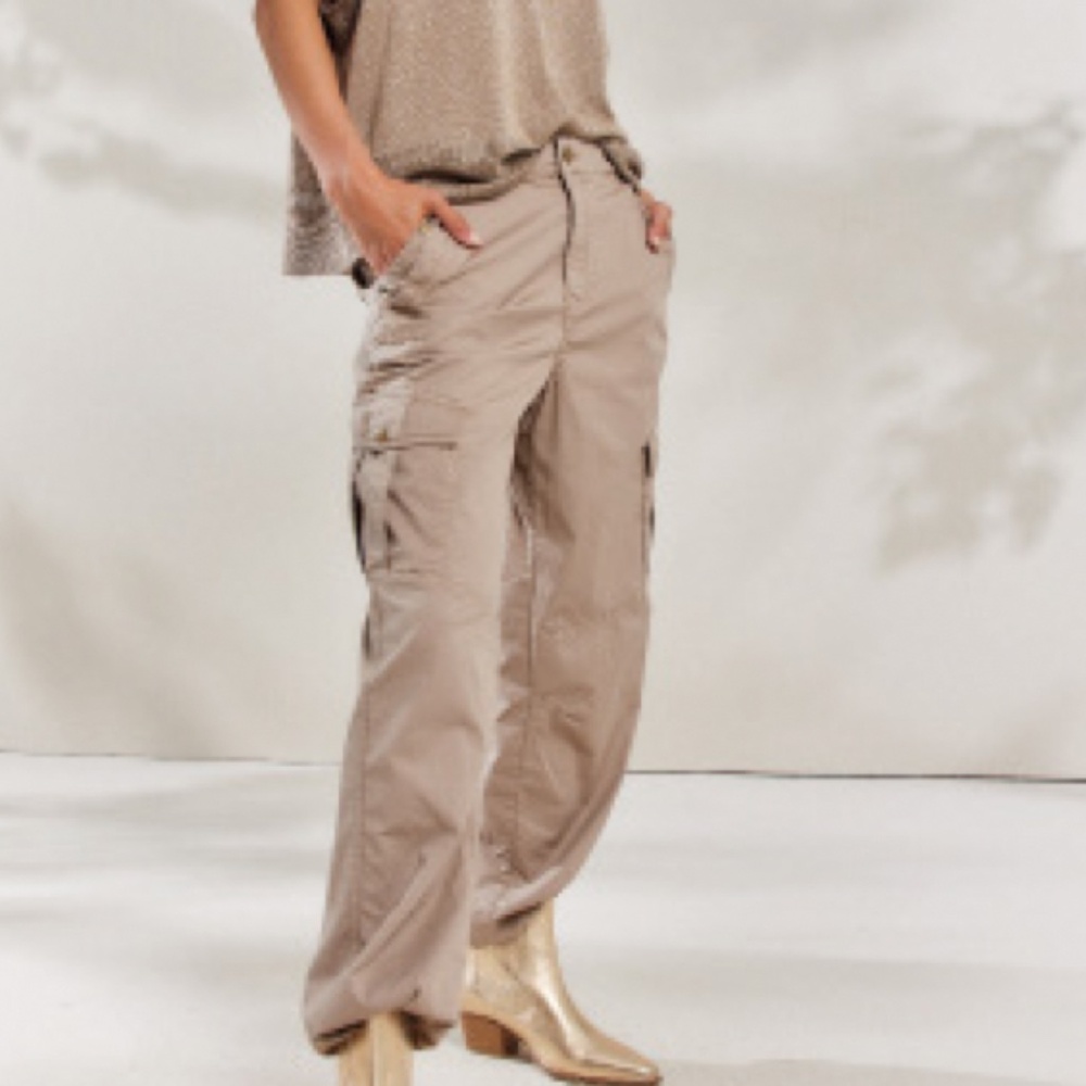 Summum Straight Leg Cargo Trousers - Funghi
